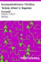 [Gutenberg 43060] • Encyclopaedia Britannica, 11th Edition, "McKinley, William" to "Magnetism, Terrestrial" / Volume 17, Slice 3